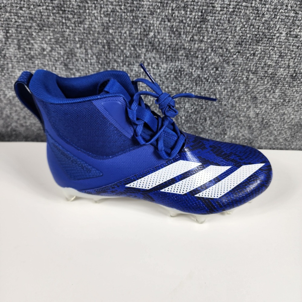Adidas‎ Adizero Chaos Football Cleats Blue Black Snakeskin IE4007 Mens 9 New